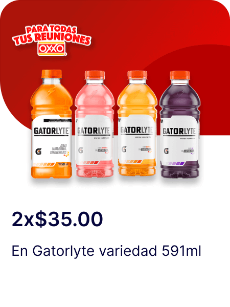 2x$35 en Gatorlyte variedad 591ml