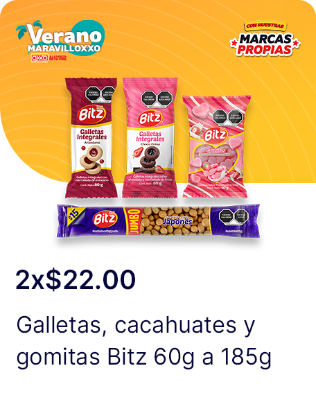 Panaderia y cacahuates Bitz 60g a 185g