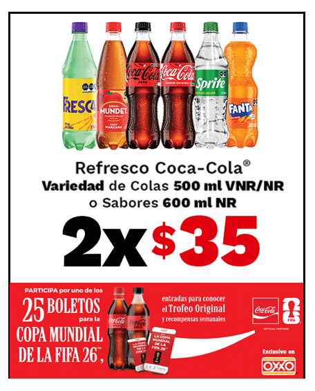 Refresco Coca Cola variedad de colas 2x$35