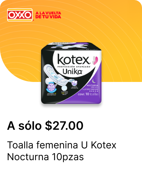 Toalla femenina nocturna 10 pzas.