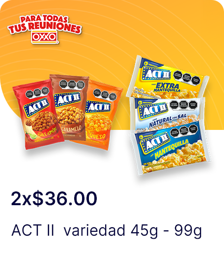 ACT II  variedad 45g  99g