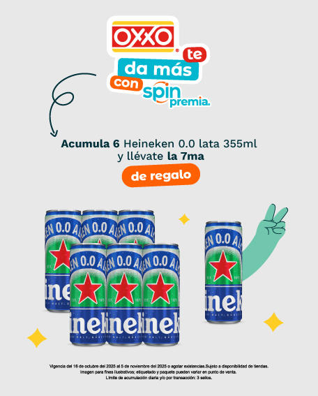 Acumula 6 Heineken 0.0 lata 355ml. y llévate la 7ma de regalo.