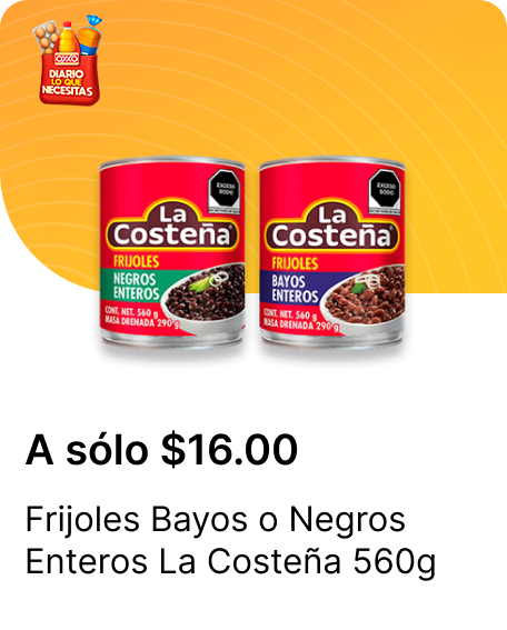 Frijoles Bayos o Negros Enteros La Costena 560g