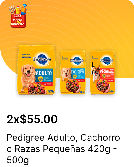Pedigree Adulto o Cachorro o Razas Pequenas 420g  500g