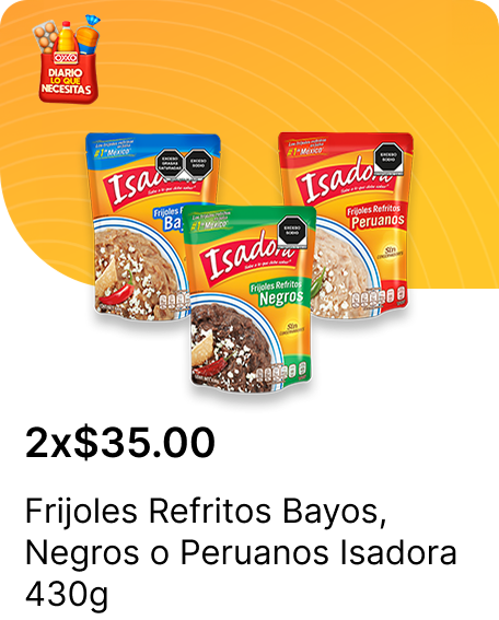 Frijoles Refritos Bayos o Negros o Peruanos Isadora 430g