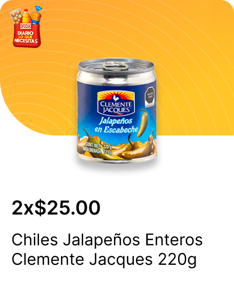 Chiles Jalapenos Enteros Clemente Jacques 220g