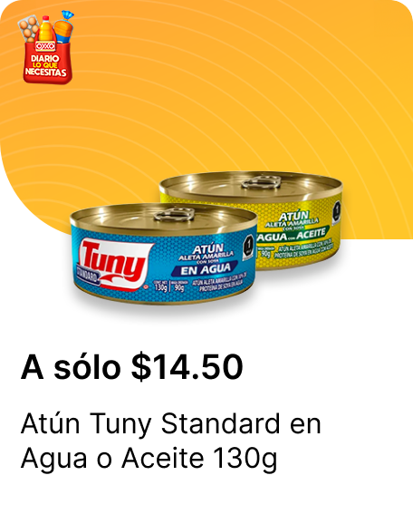 Atun Tuny Standard en Agua o Aceite 130g 