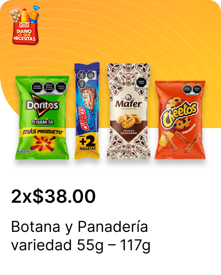 Botana y Panaderia variedad 55g – 117g