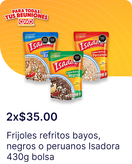 Frijoles refritos bayos o negros o peruanos Isadora 430g bolsa