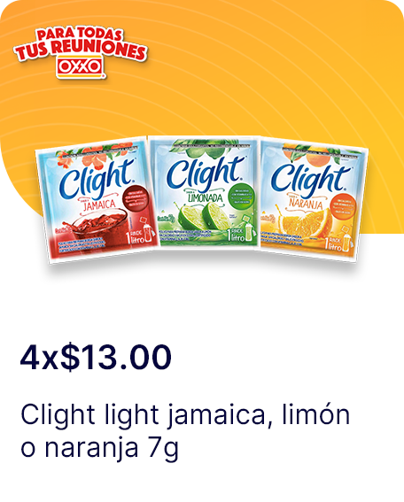 Clight ligh jamaica o limon o naranja 7g