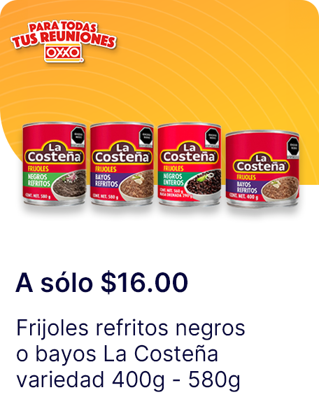 Frijoles refritos negros o bayos La Costena variedad 400g  580g 