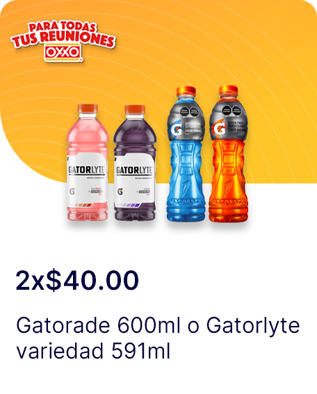 Gatorade o Gatorlyte  variedad 591ml