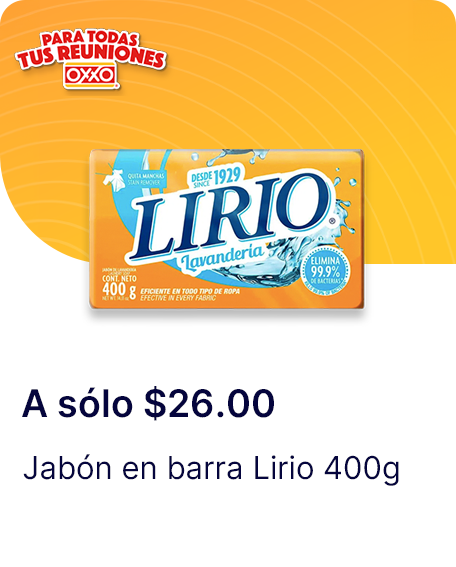 Jabon en barra Lirio 400g