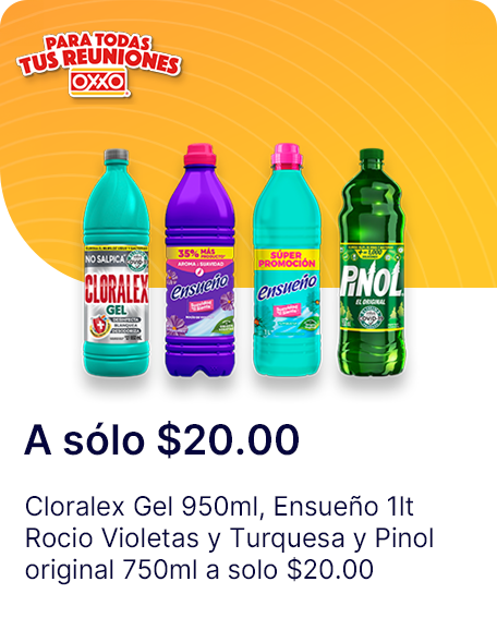 Cloralex Rendidor gel 950ml o Ensueno variedad 1L o Pinol original 750ml