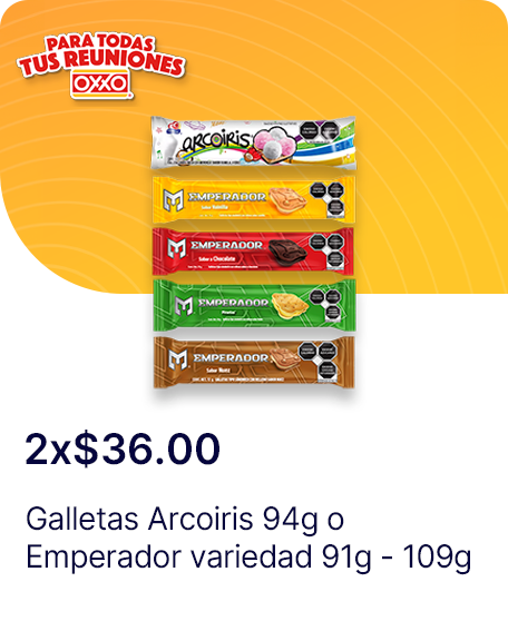 Galletas Arcoiris 94g o Emperador variedad 91g  109g