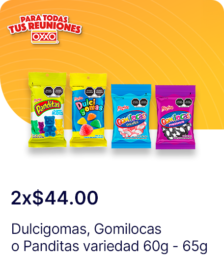 Dulcigomas o Gomilocas o Panditas variedad 60g  65g