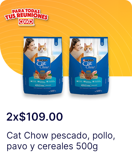 Cat Chow pescado o pollo o pavo y cereales 500g