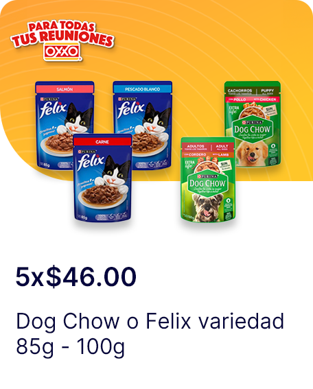 Alimento Pedigree o Felix 85g  100g