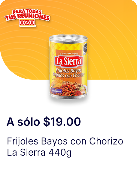 Frijoles Bayos con Chorizo La Sierra 440g