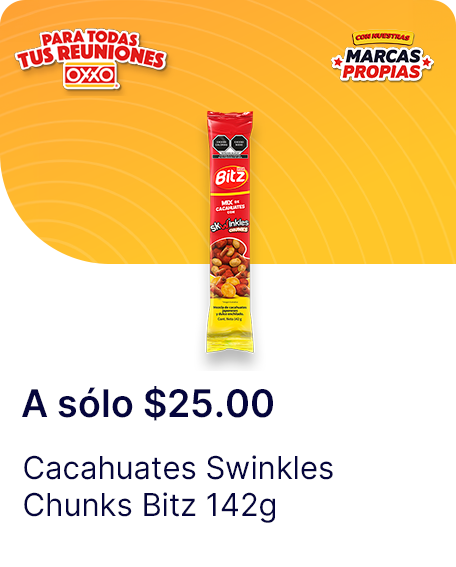 Cacahuates Swinkles Chunks Bitz 142g