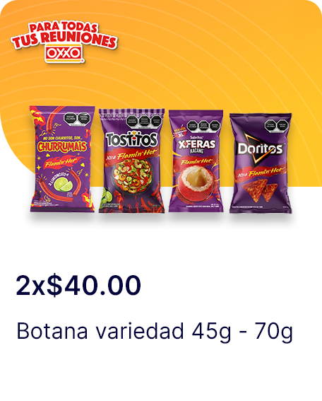Botana variedad 45g  70g