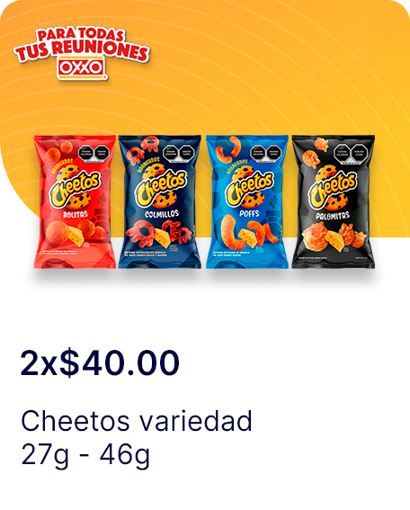 Cheetos variedad 27g  46g