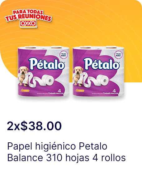 Papel higienico Petalo Balance 310 hojas 4 rollos