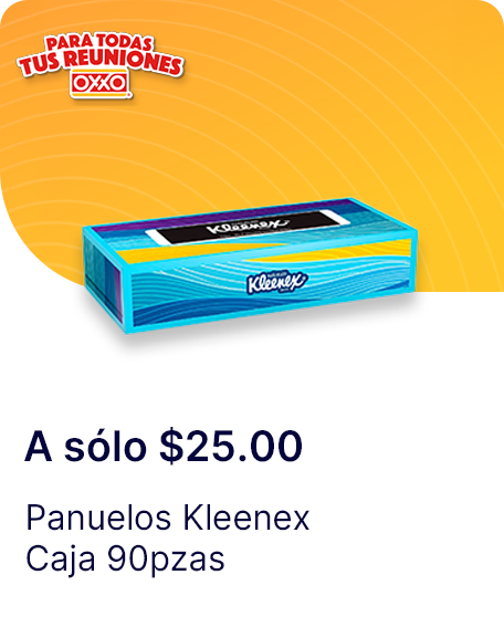 Panuelos Kleenex Caja 90pzas