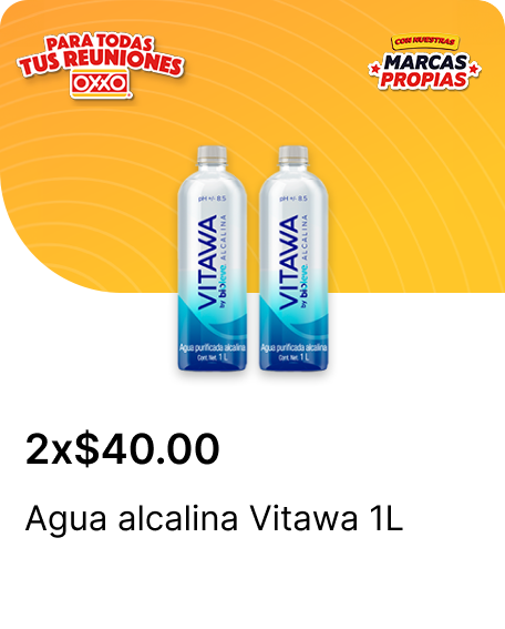 Agua alcalina Vitawa 1L
