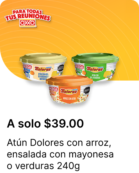 Atun Dolores con arroz o ensalada con mayonesa o verduras 240g