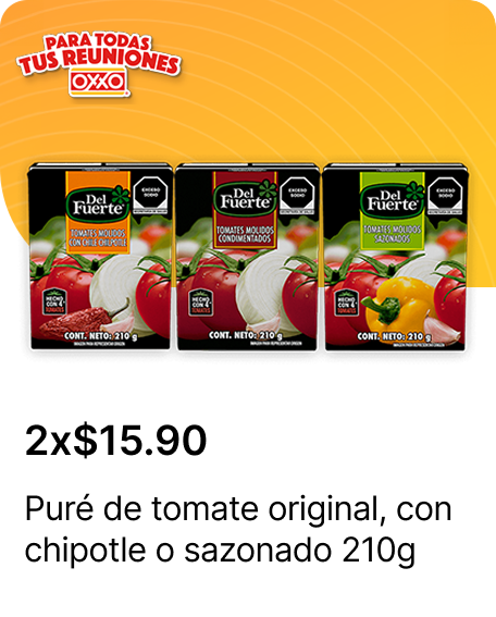 Pure de tomate original o con chipotle o sazonado 210g