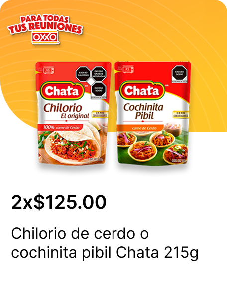 Chilorio de cerdo o cochinita pibil Chata 215g