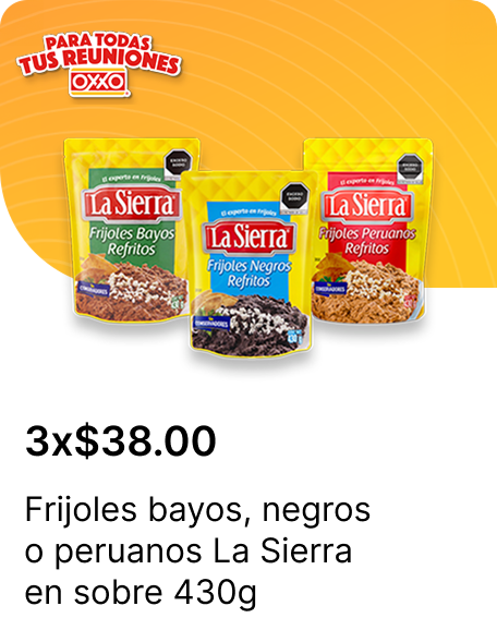 Frijoles bayos o negros o peruanos en sobre 430g