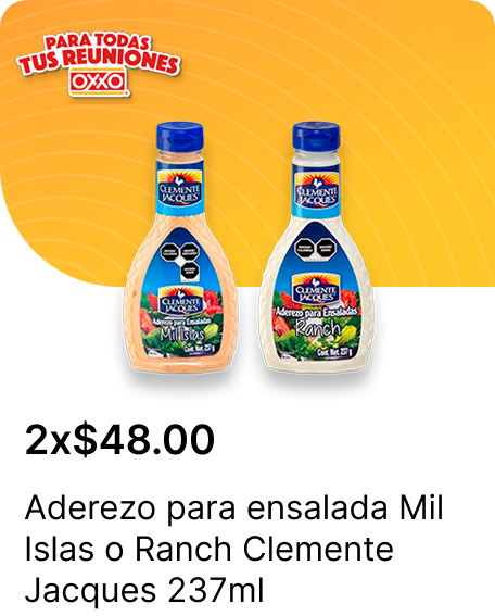 Aderezo para Ensalada mil Islas o ranch Clemente Jacques 237ml