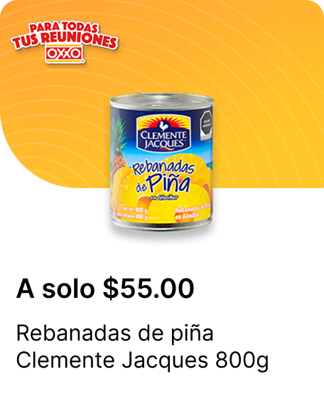 Rebanadas de pina Clemente Jacques 800g
