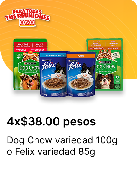 Dog Chow variedad 100g o Felix variedad 85g