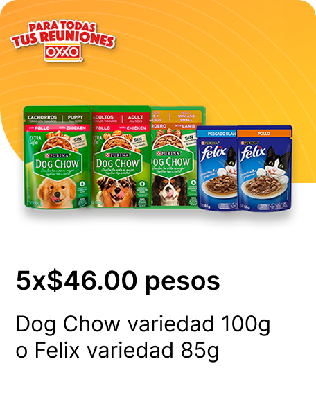 Dog Chow variedad 100g o Felix variedad 85g