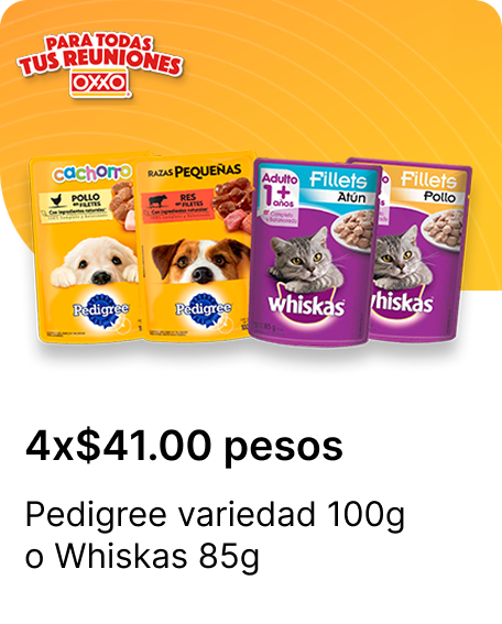 Pedrigre variedad 100g o Whiskas 85g 