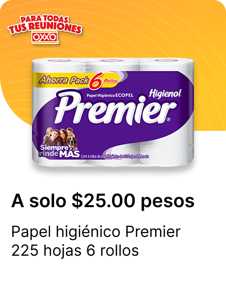 Papel higienico Premier 225 hojas 6 rollos