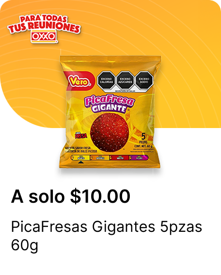 PicaFresas Gigantes 5pzas 60g