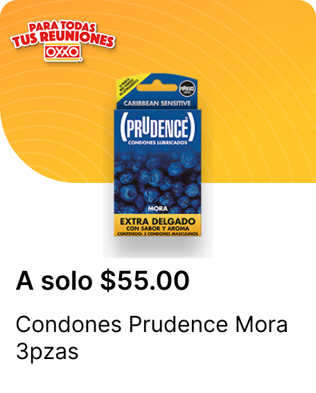 Condones Prudence Mora 3pzas