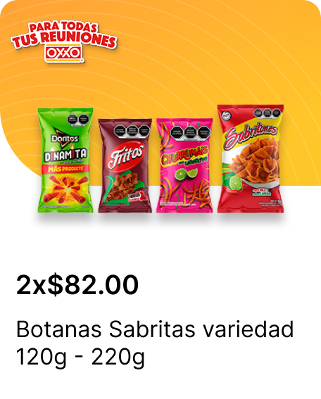 Botanas Sabritas variedad 120g  220g