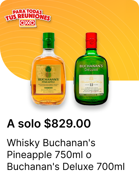 Whisky Buchanans Pineapple 750ml o Buchanans Deluxe 700ml