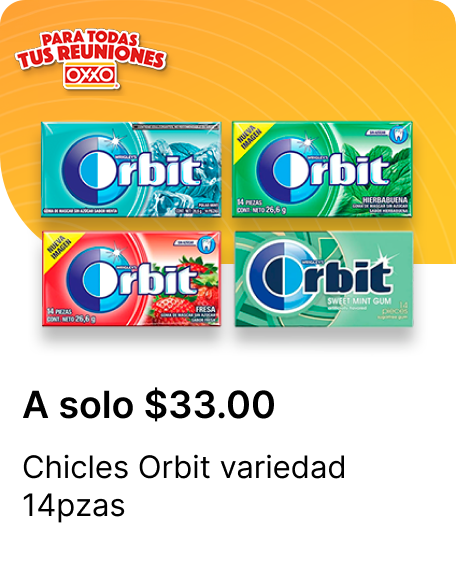 Chicles variedad 14pzas