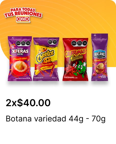 Botana variedad 44g  70g