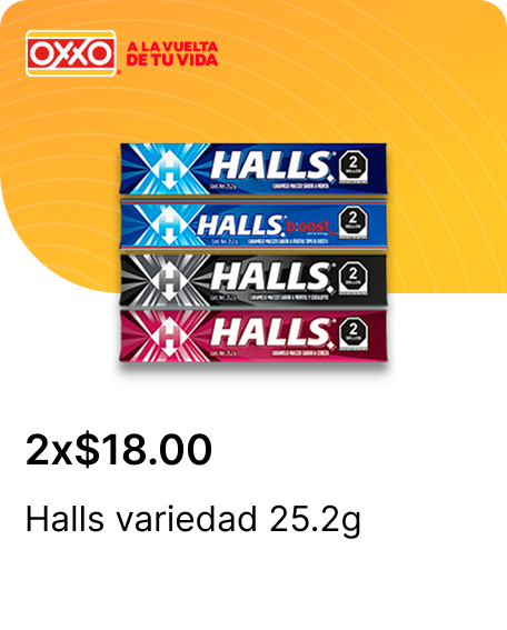 Halls variedad 25.2g