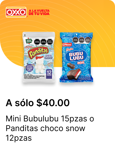 Mini Bubulubu snow o Panditas choco 5pzas