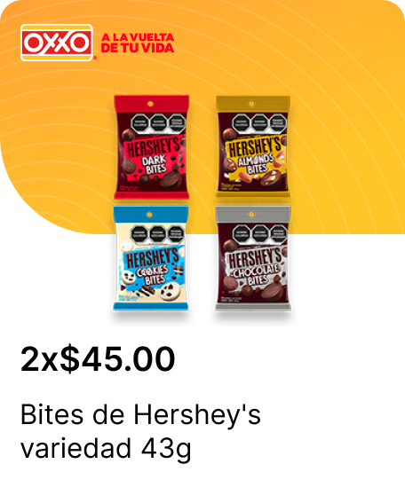Bites de Hersheys variedad 43g