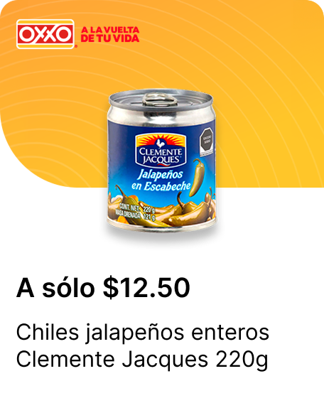 Chiles jalapenos enteros Clemente Jacques 220g