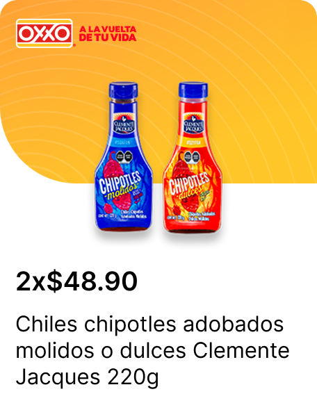 Chiles chipotles adobados molidos o dulces Clemente Jacques 220g